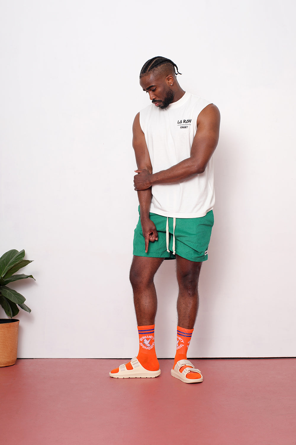 CORDUROY SHORTS GREEN