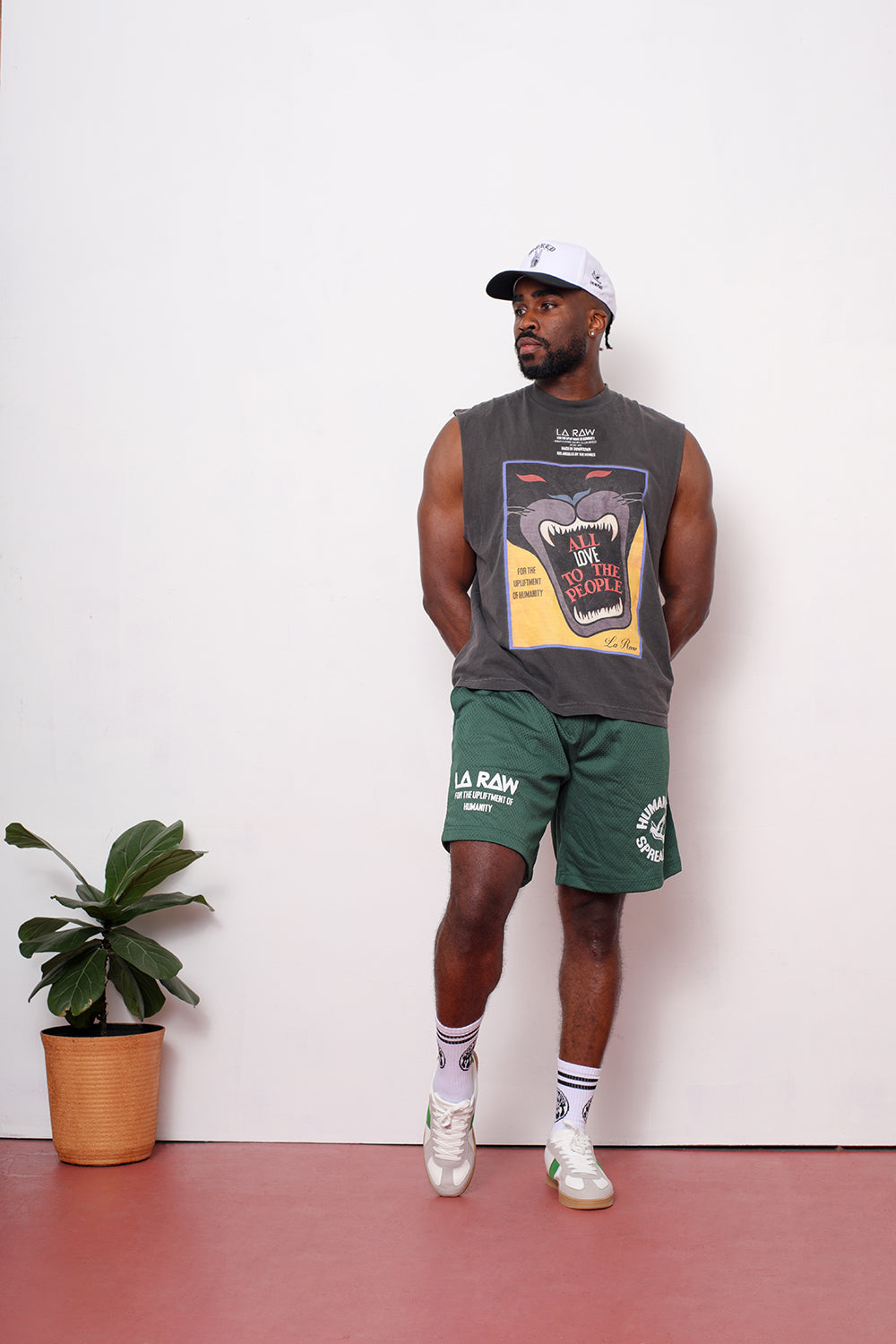 MESH GYM SHORTS GREEN