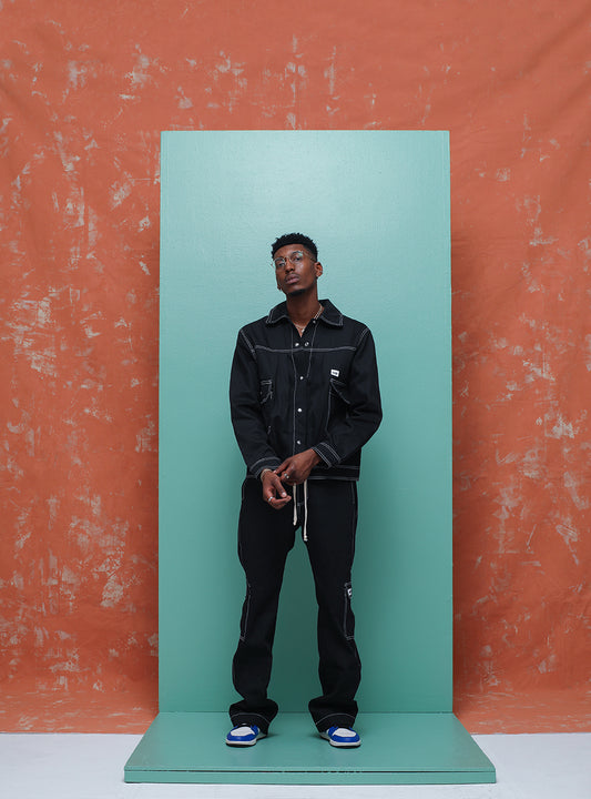 BULL DENIM JACKET BLACK