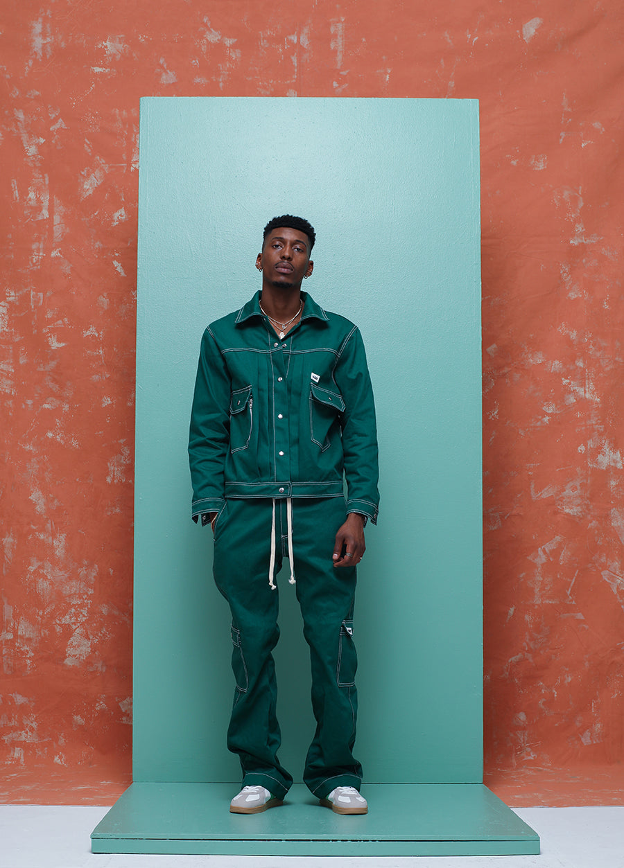 BULL DENIM JACKET GREEN