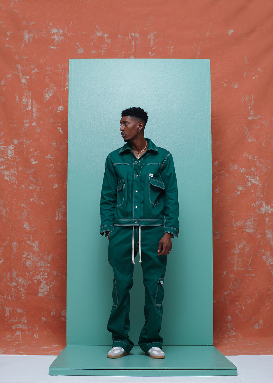 BULL DENIM PANTS GREEN
