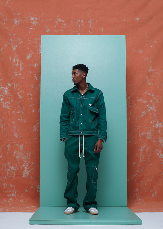 BULL DENIM PANTS GREEN