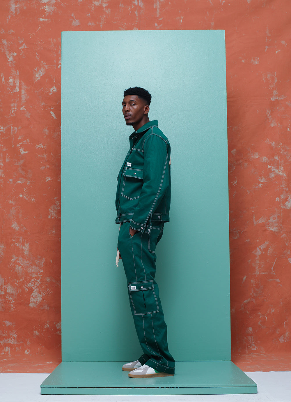 BULL DENIM JACKET GREEN
