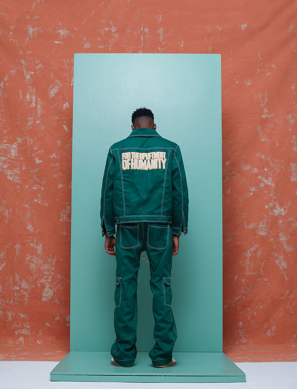 BULL DENIM JACKET GREEN