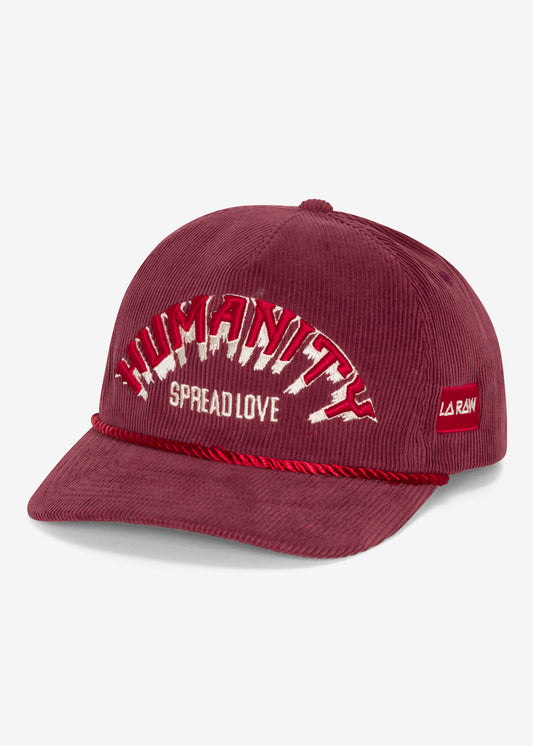 HUMANITY CORDUROY HAT RED