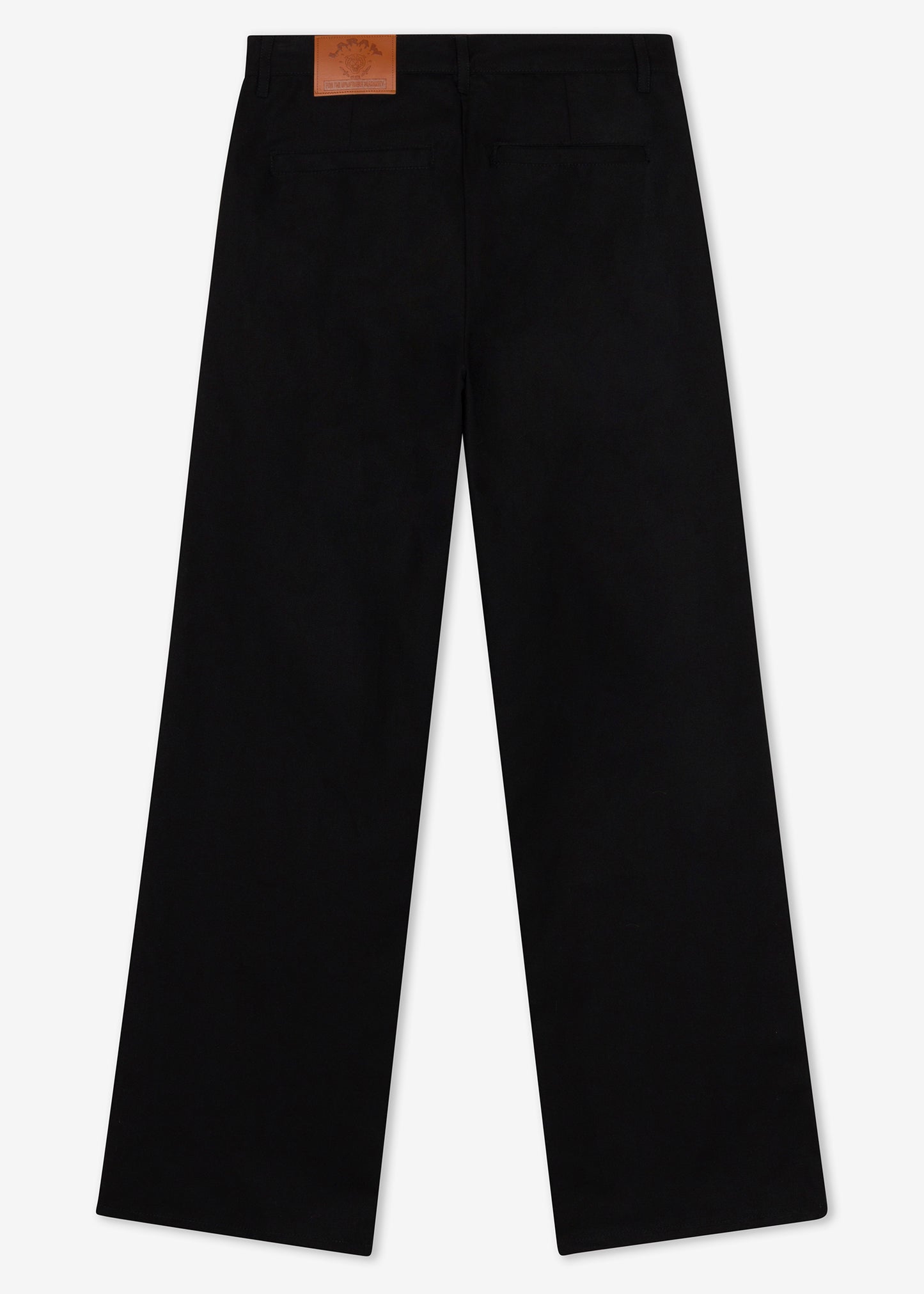 HIGH WAIST CANVAS PANTS