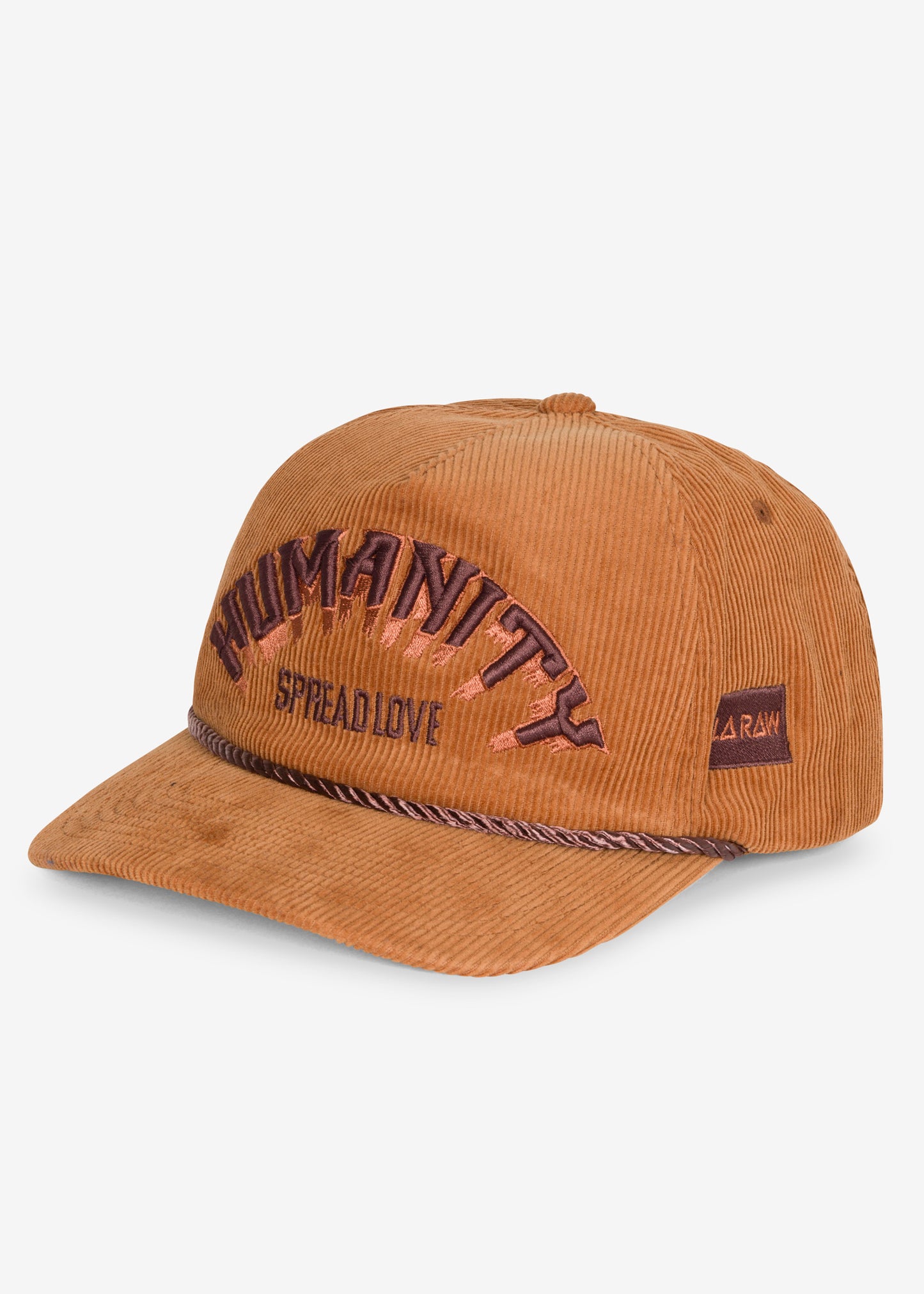 HUMANITY CORDUROY HAT BROWN