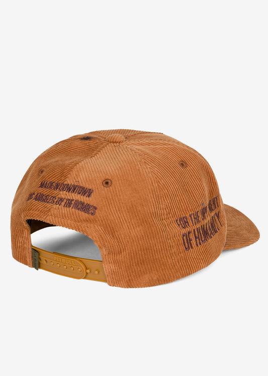 HUMANITY CORDUROY HAT BROWN