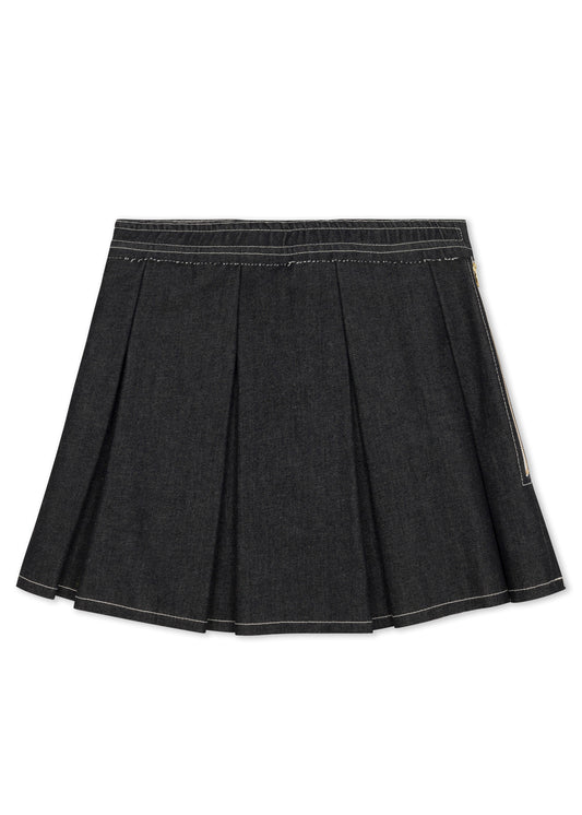 RAW DENIM TENNIS SKIRT