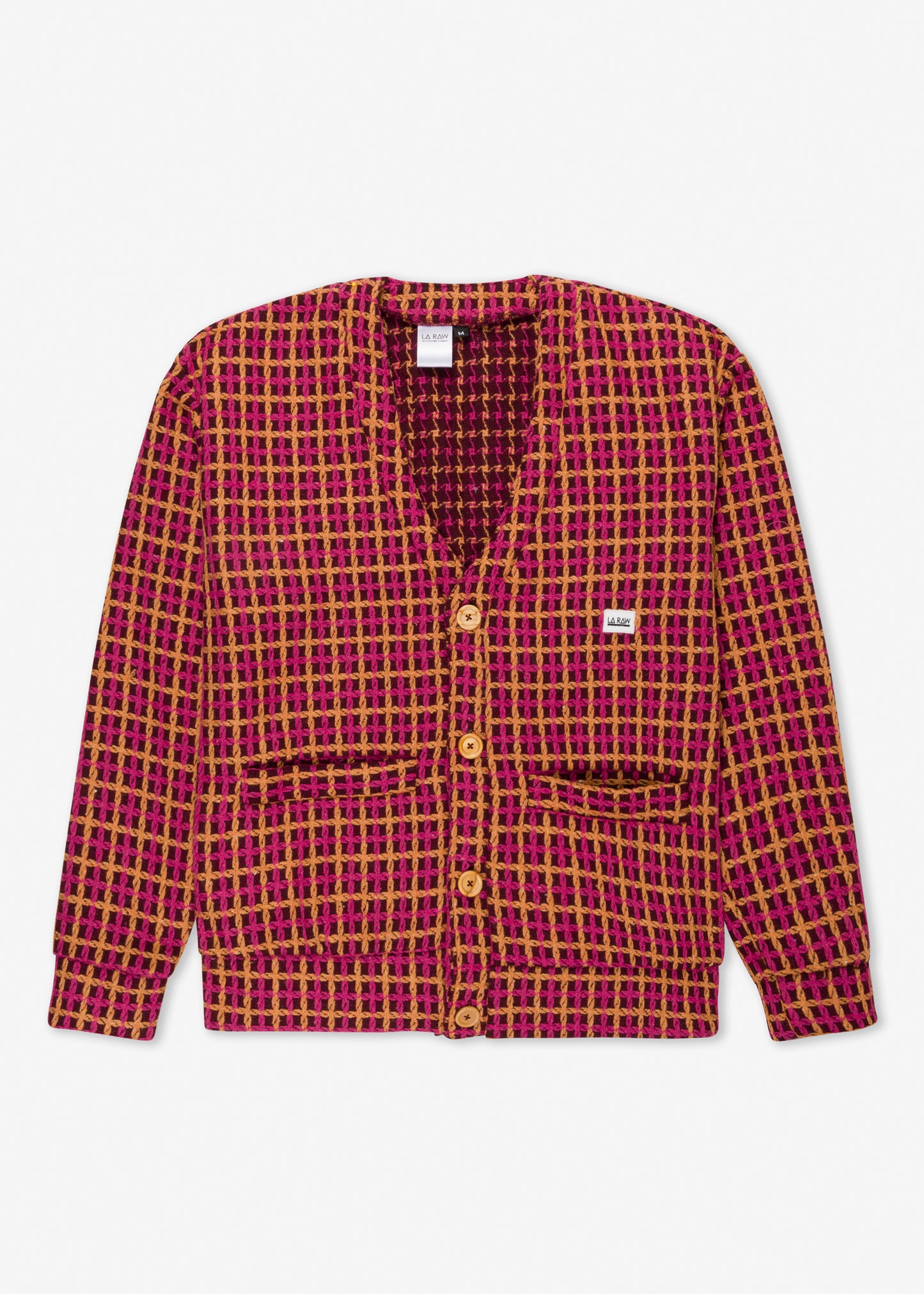 HEAVY CARDIGAN PLAID