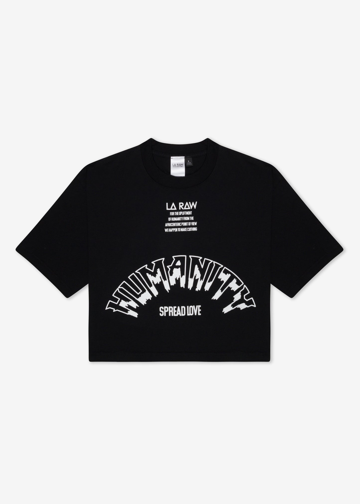 HUMANITY CROP BLK