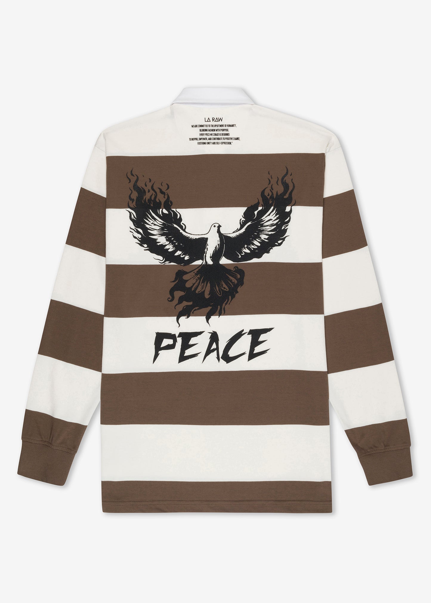 PEACE RUGBY POLO LONG SLEEVE