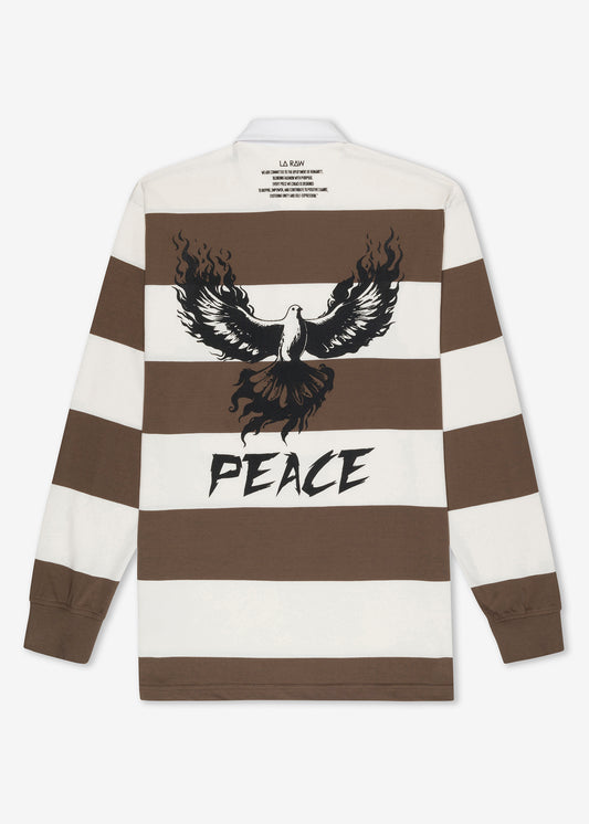 PEACE RUGBY POLO LONG SLEEVE