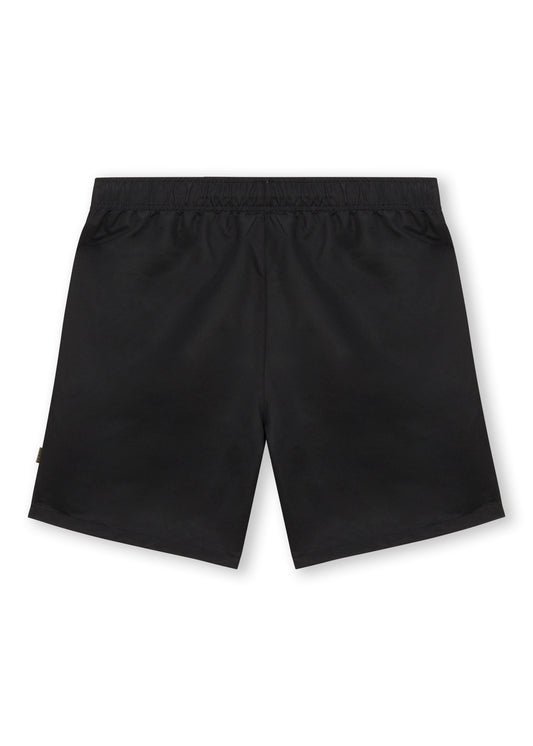 PEACE NYLON SHORTS BLACK