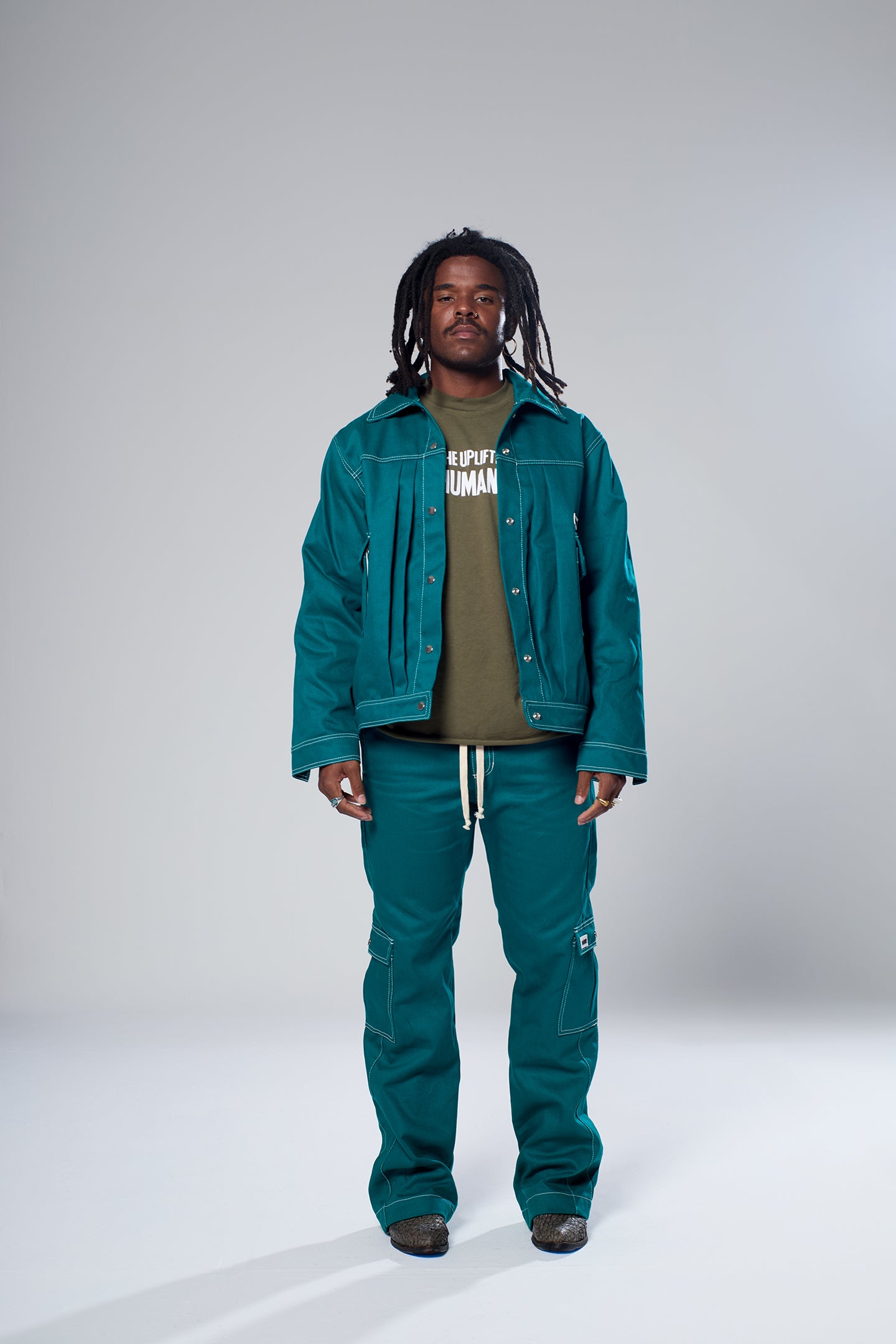 BULL DENIM PANTS KELLY GREEN