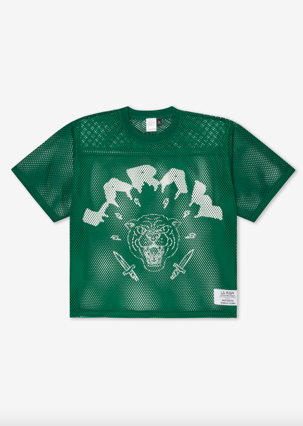 LOGO MESH JERSEY GREEN