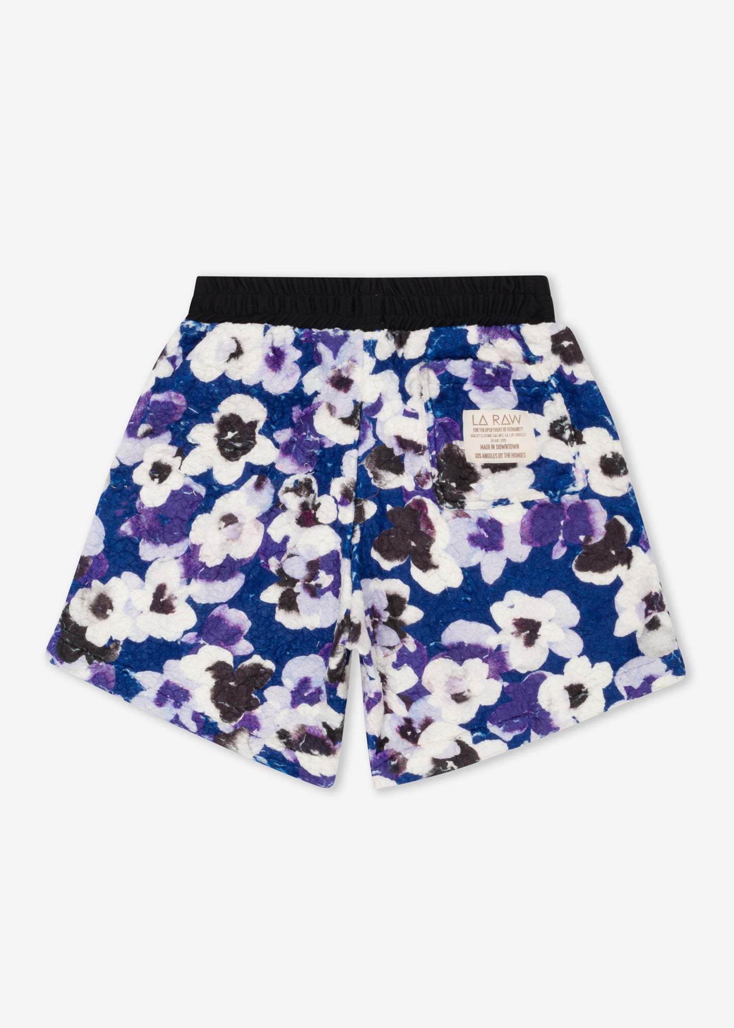 FLORAL SHERPA SHORTS