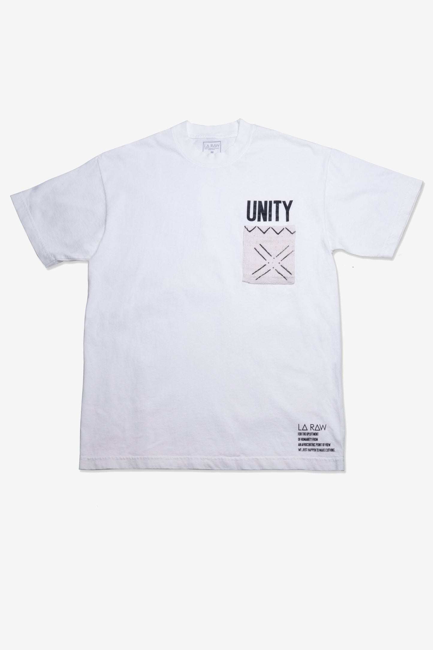 MUDCLOTH UNITY T-SHIRT WHITE