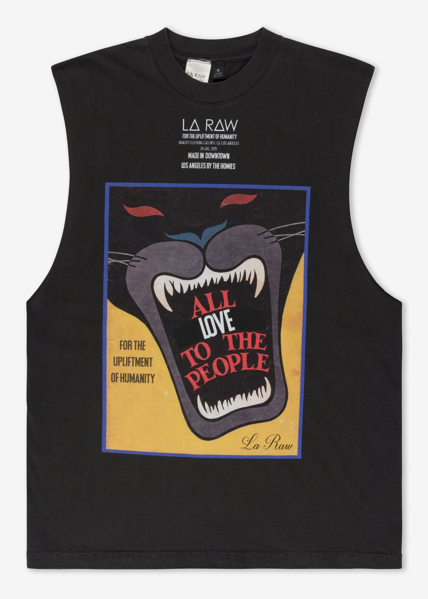VINTAGE PANTHER MUSCLE TEE