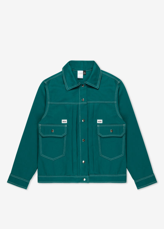 BULL DENIM JACKET KELLY GREEN