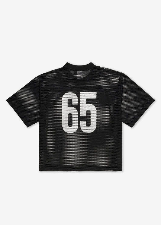 LOGO MESH JERSEY BLACK