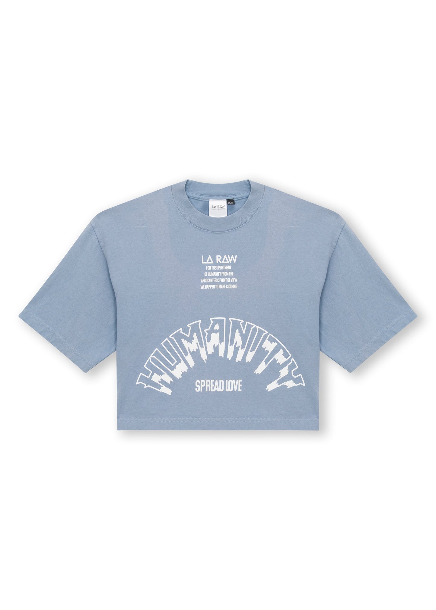 HUMANITY CROP BLUE