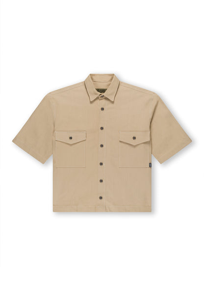 LOGO WORKSHIRT TAN