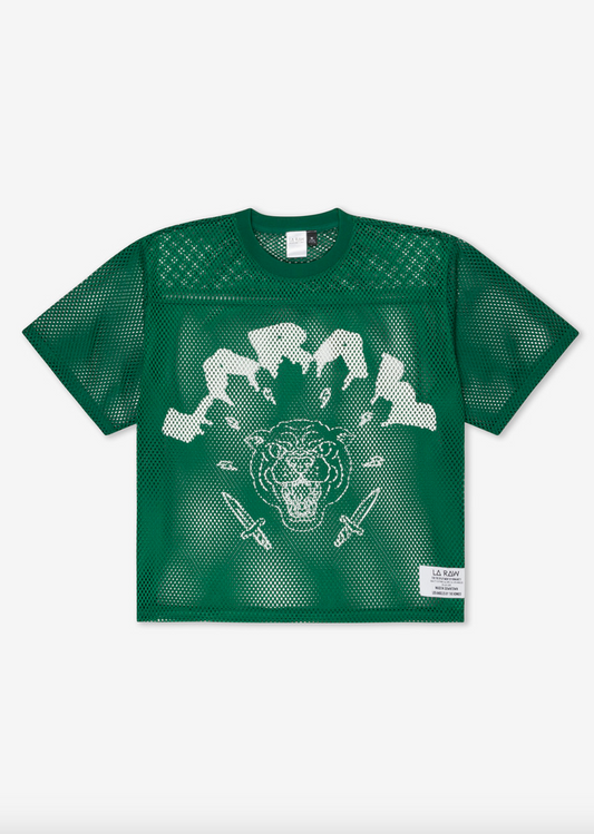 LOGO MESH JERSEY GREEN