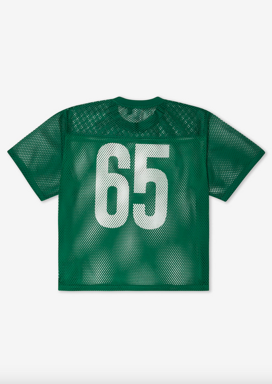 LOGO MESH JERSEY GREEN