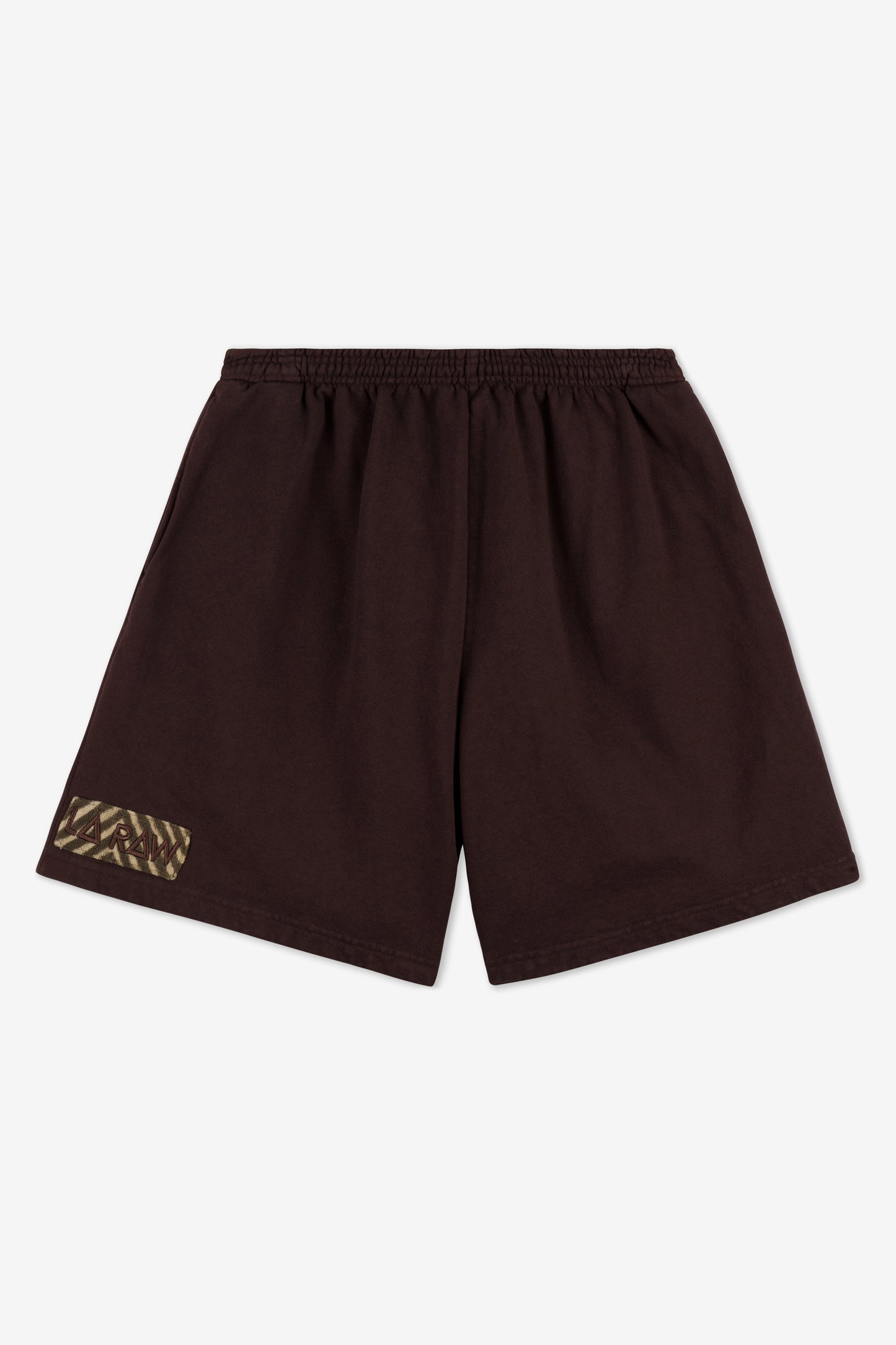 MUDCLOTH LOGO SHORTS BROWN