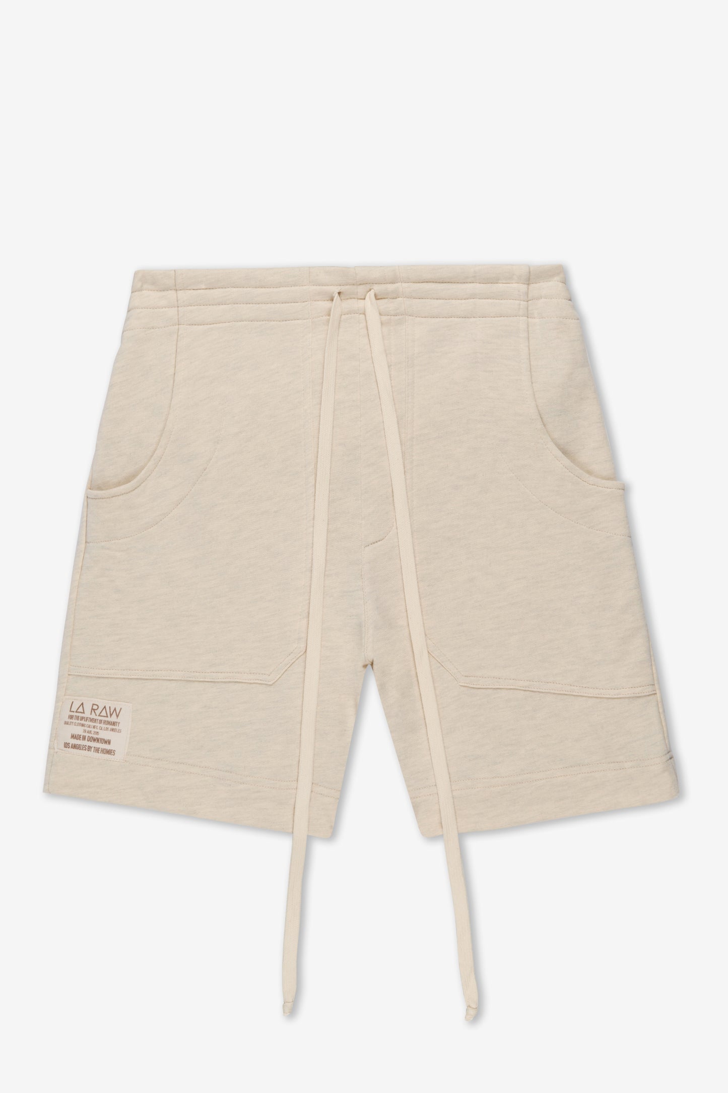MUDCLOTH FRENCH-TERRY SHORTS