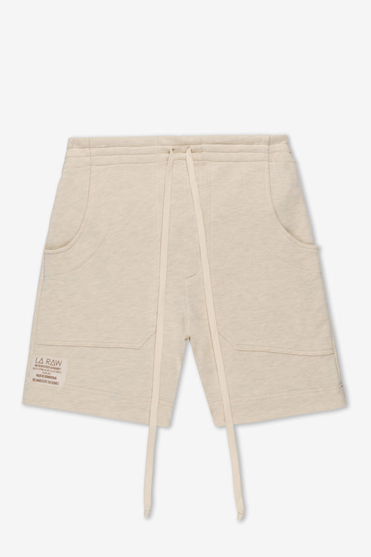 MUDCLOTH FRENCH-TERRY SHORTS
