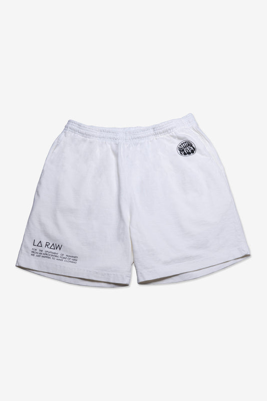 LOGO SHORTS WHITE
