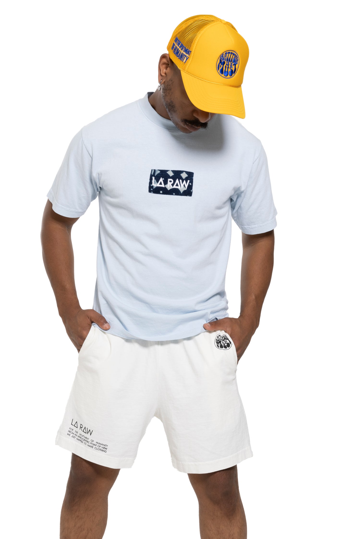 LOGO SHORTS WHITE