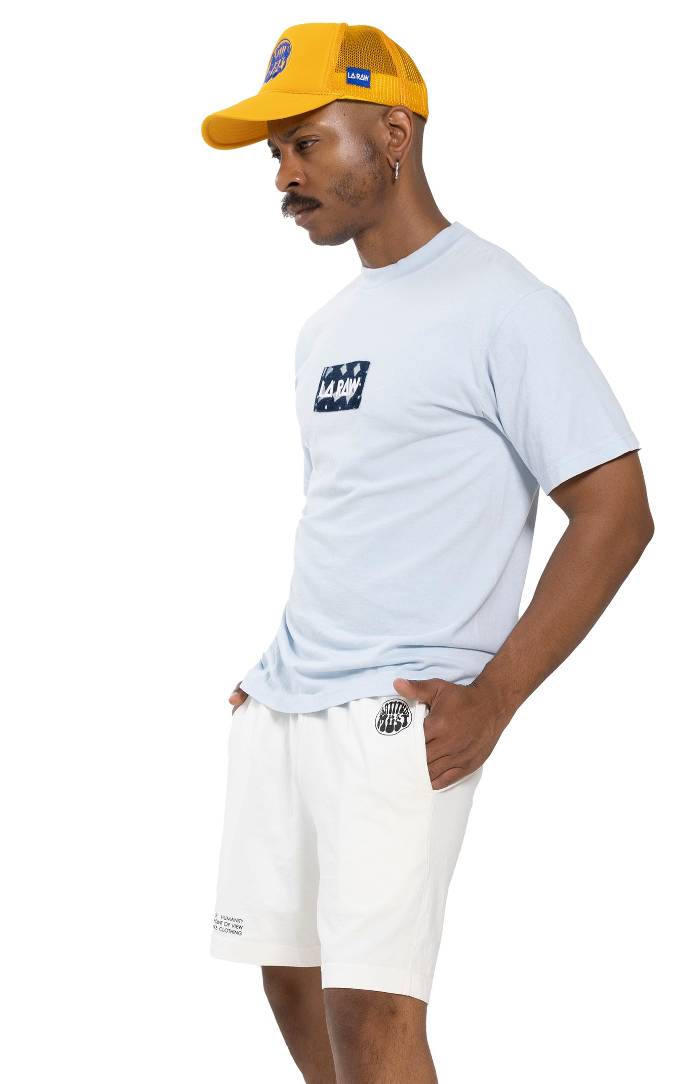 LOGO SHORTS WHITE