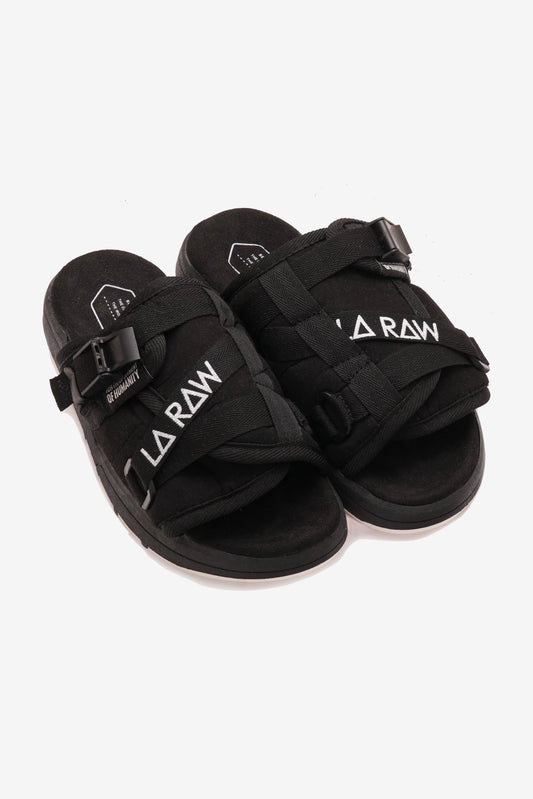 LOGO PUFF SLIDES BLACK